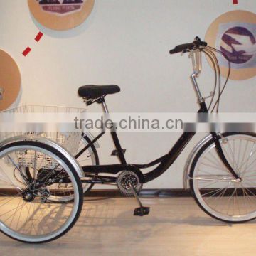 24" alloy Europe type shopping tricycle/cycle/trike