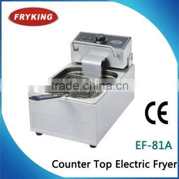 stainless steel counter top fench fries fryer/ chicken deep fryer