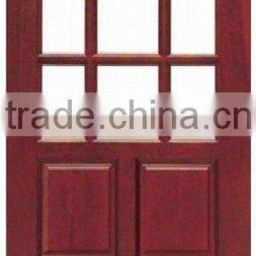 Wooden glass door for interior