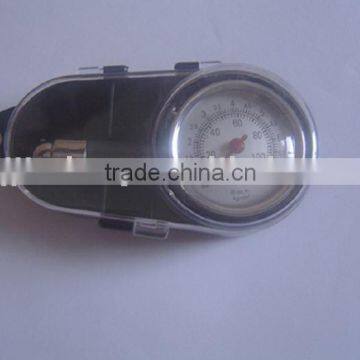 PSI testing auto metal dial tire gauge