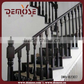 carved wood balustrade for staircase