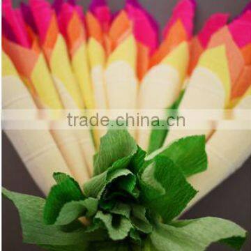 Colored Crepe Paper for Party or Artificial Flowers Wrapping Quality Choice photo-2