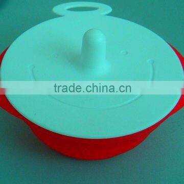 handle heart shape OEM /ODM Silicone Cup lids with Spoons