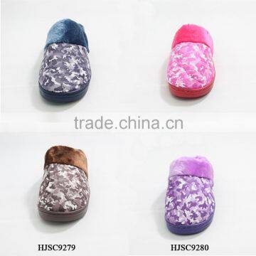 2016 New Design Indoor Winter Cotton Unisex Slippers,Women and Men Hotel Slipper