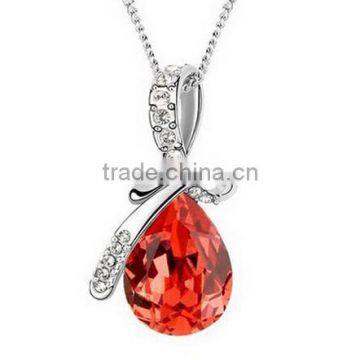 Women Jewelry Necklace Fashion Crystal Pendant Alloy Ailver Bracelet Chain photo-3