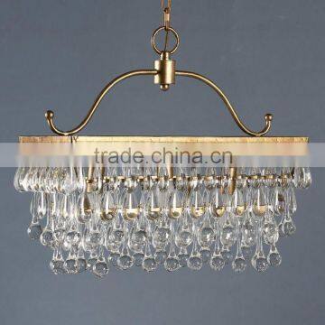 Home Decor LED Glass Lights Crystal Chandelier photo-2