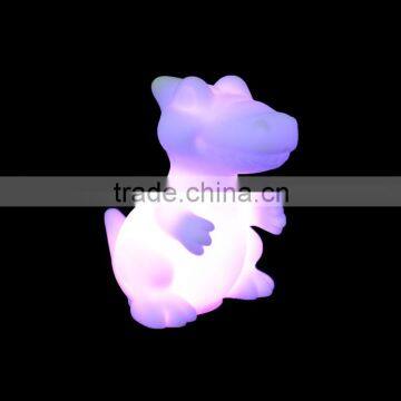 Electronic lamp automatic color changed night light LED dinosaur