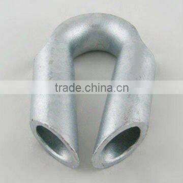 Galvanized steel tube thimble