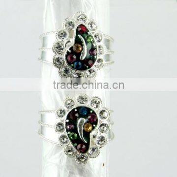 Gemstone Jewelry !! Multi CZ 925 Sterling Silver Toe Ring, Handmade Silver Jewelry, Silver Jewelry