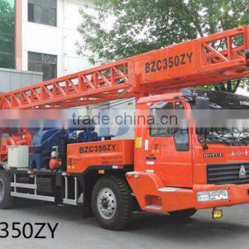 BZC350ZY truck mounted drilling rig rough terrain drilling