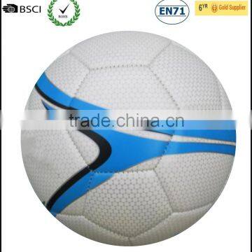 Patterned TPU soccer ball, machine stitched