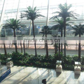 Artificial Palm Tree Decoration Design For Airport Interior Decoration