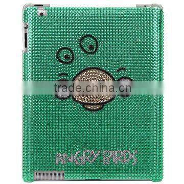 for ipad 2 Stylish Rhombic Pattern Swaroski Hard Case for iPad 2