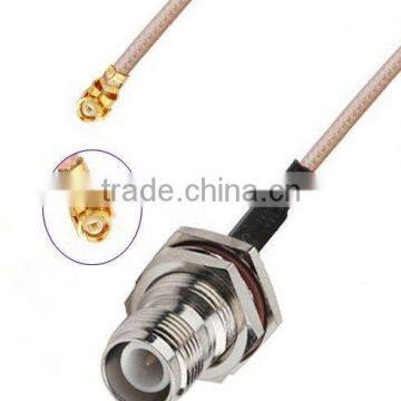 RF Coaxial RP TNC Female to U.FL Pigtail Cable