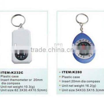 Mini Body Pocket Compass With Keychain photo-2