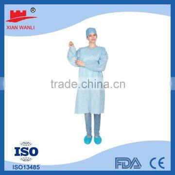 Colored Protective AAMI Level 4 SMS Sterile Surgical Gown