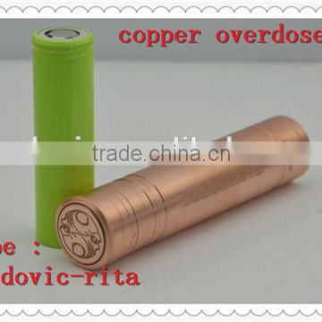 Alibaba express e cig products copper overdose mod china supplier