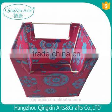 Factory Folding Plastic Cane Laundry Basket photo-2