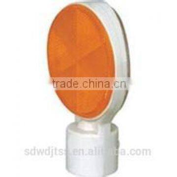 Traffic way road safety reflective round delineator