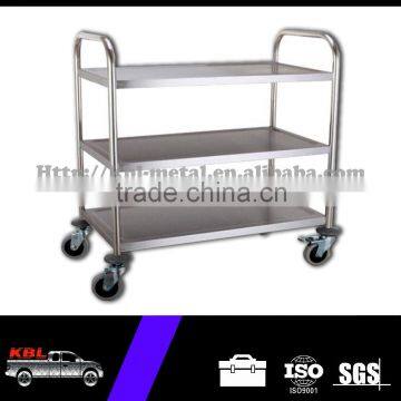 Stainless Steel Food Serving Cart/Tool Trolley Cart with Three Layers(STC-850-3)(ODM/OEM)