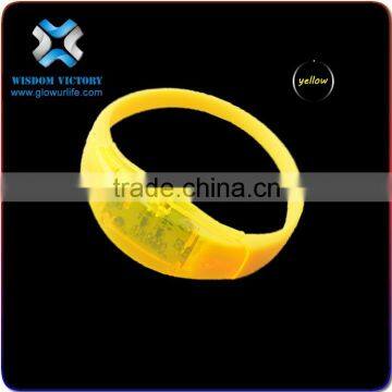 christmas Car Branded Promotional Neon Bracelet,silicon led bracelet