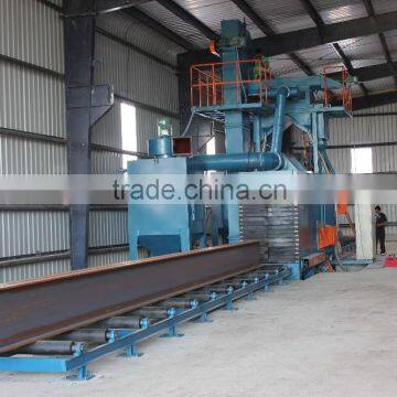 I beam Shot blasting machine, I beam shot blasting line