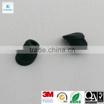 Black Rubber Plugs with screw thread