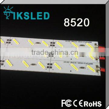 Chinese supplier led rigid strip, aluminum profile led strip light smd7020/8520 2 year warranty