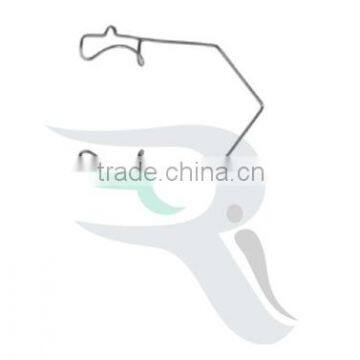 Grandon-Barraquer Wire Speculum with suture notches