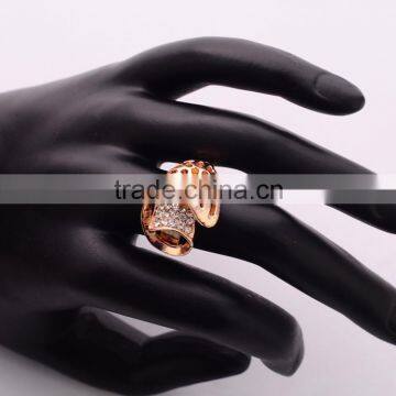 African Style Fairy Flower Shaped Hollow Jewelry Set Golden Crystal Jewelry Set Bridal Wedding Accessories photo-6