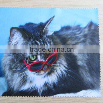 heat transfer printing cartoon microfiber lens cleaning cloth eyeglass cloth sunglass cloth personalized