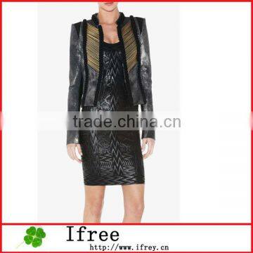 black cool like leather casual jacket