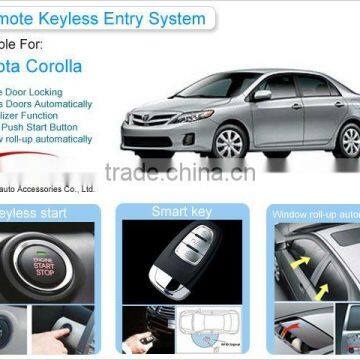 Push Button Start/Stop and Remote Control Central Locking System for Toyota Corolla