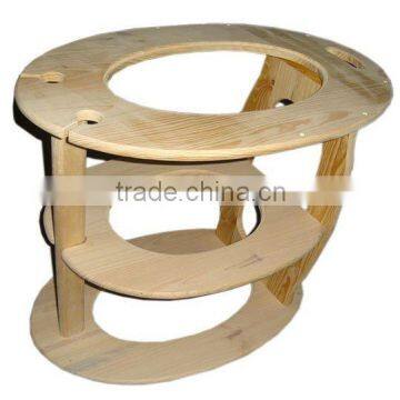 Christmas Promotion Sales Wooden Mobile Beauty Trolley&Wooden Furniture 3951 photo-2