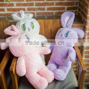 Plush Rabbit Backpack With Coral Fleece Blanket/ Cute Plush Rabbit Backpack With Coral Fleece Blanket