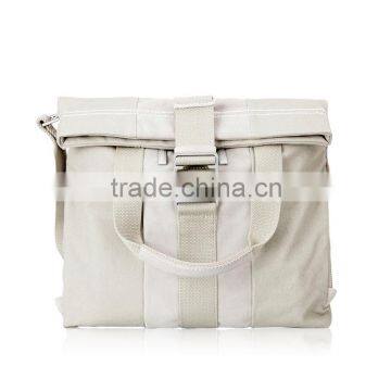 Fashionable Canvas W/Leather Trim Dslr Camera Shoulder Bag