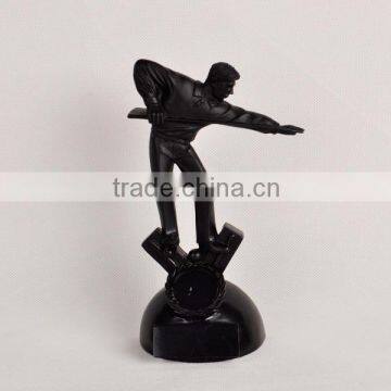 Billiard figure resin cup trophy in souvenir