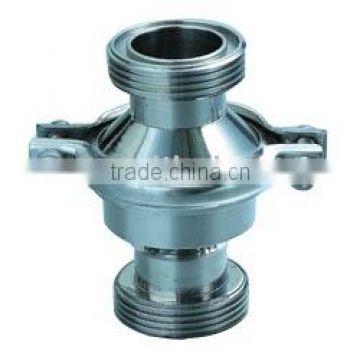 Sanitary thread check valve