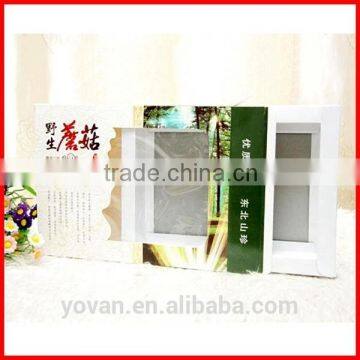 Eco-friendly Paper Box with window for Food Packing Custom