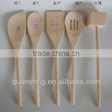 5pcs Wooden Spoon and Fork