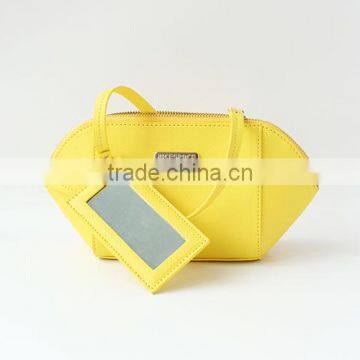 Double Zipped Closure Cosmetic Bag with Mirror ISO9001:2008 Factory