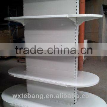 new design hot sell supermarket beautiful round board shelf/business racks/supermarket manufacturer