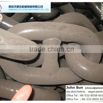 Welded Steel Black Stud Link Anchor Chain