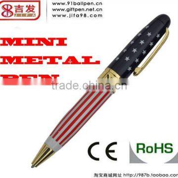 2014 newest promotional high quality mini metal stretch pen with free logo