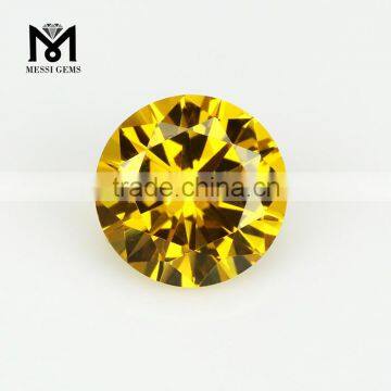 New Arrival Losse Stone Faceted Round 8.0mm Golden Nano Beads