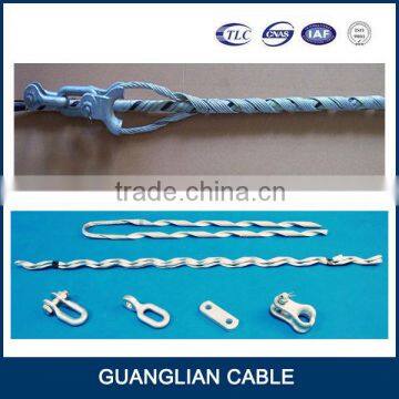 clamp preformed guy grip dead end/120kn optical cable tension clamp