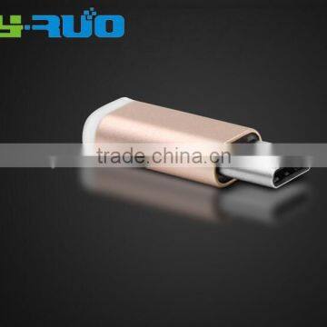 Hot sale USB-C to Micro USB Adapter Connector for Nexus 5X, 6P, OnePlus 2, with 56k Resistor; Meet USB 3.1 Type C standard