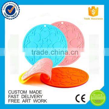 China Factory Supply Wholesale Silicon Coffee Coasters Cup Mat photo-6
