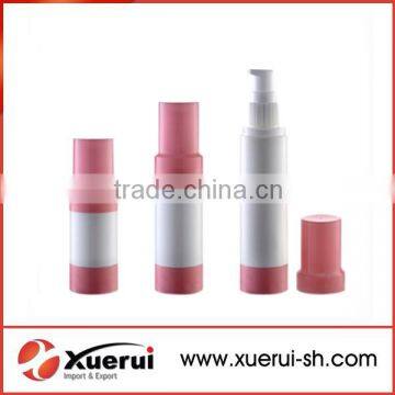 airless pump container, cosmetic plastic airless pump bottle