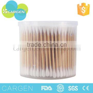 Promotion 300pcs cosmetic wooden pointed tip cotton swabs
